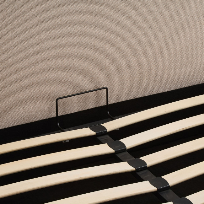 Napo - Lit coffre en tissu 140x190cm