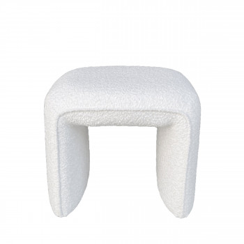 Full - Pouf en tissu bouclette