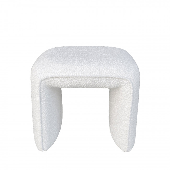 Full - Pouf en tissu bouclette