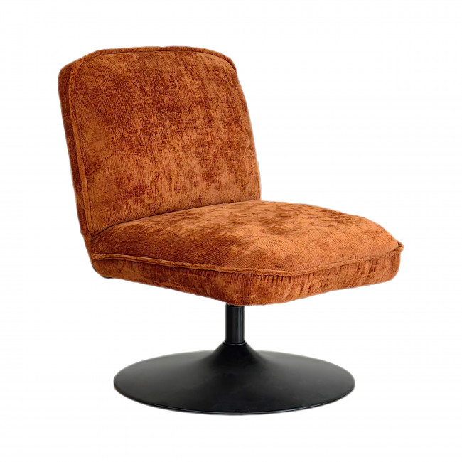 Parbo - Fauteuil en velours côtelé pied étoile