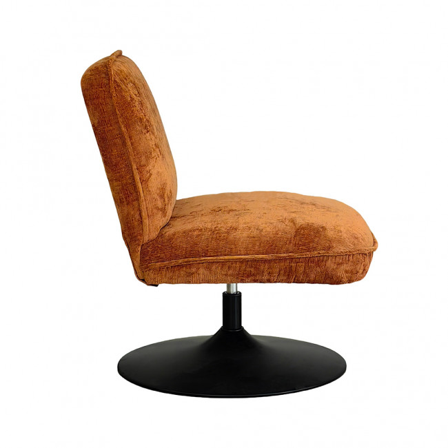 Parbo - Fauteuil en velours côtelé pied étoile