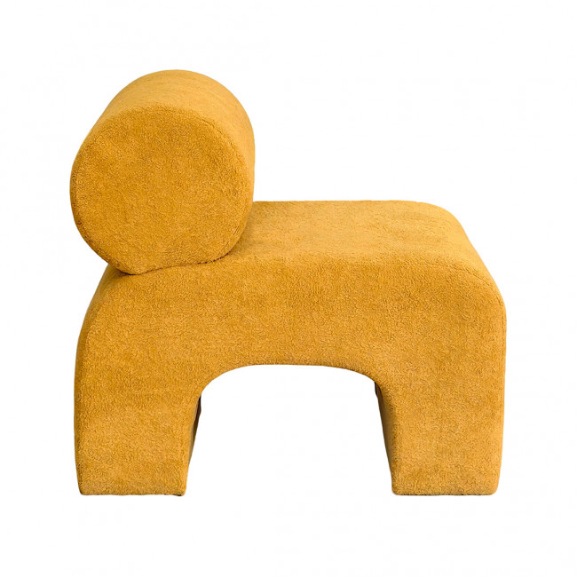 Mour - Fauteuil en tissu bouclette