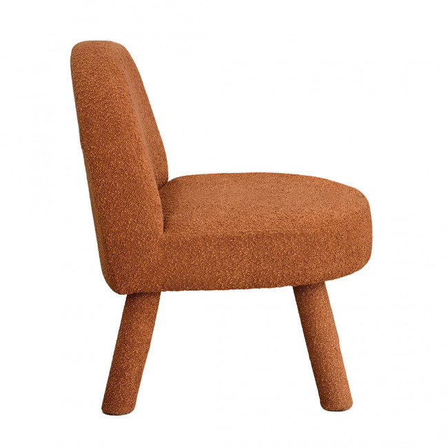 Abica - Fauteuil en tissu chenille