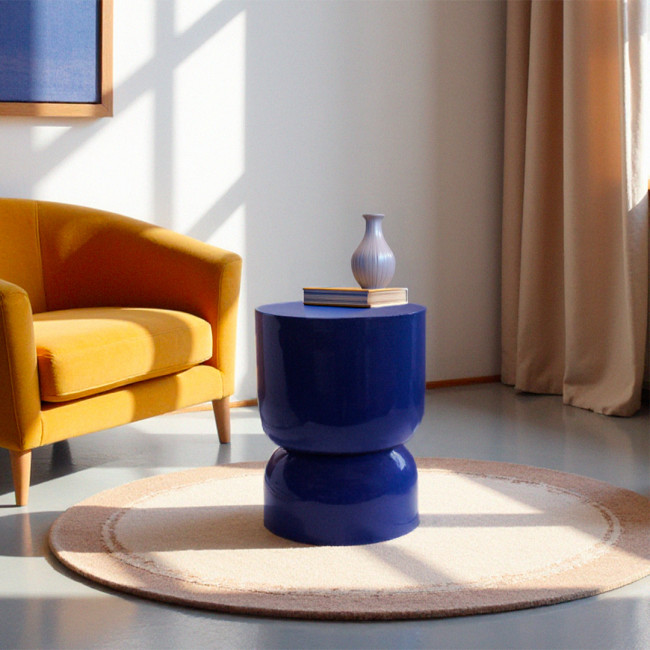 Lola - Table d'appoint ronde en métal ø32,5cm