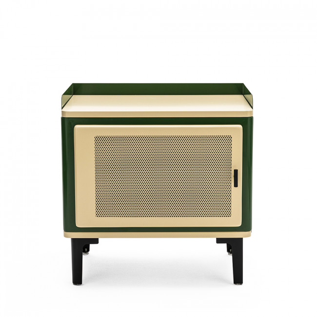 Vintagio - Table de chevet 1 porte en métal