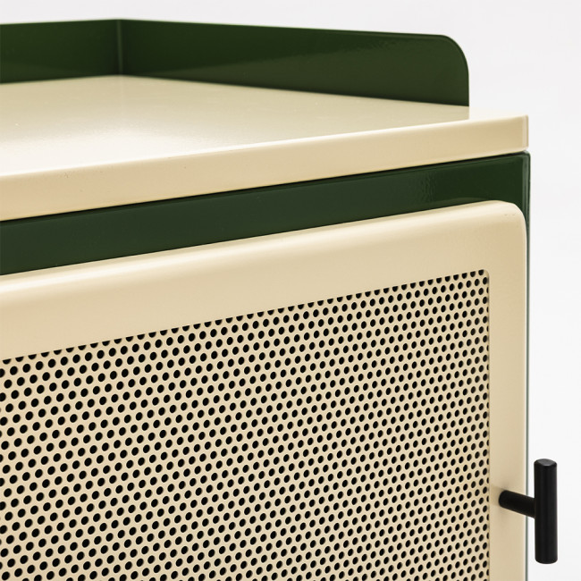 Vintagio - Table de chevet 1 porte en métal