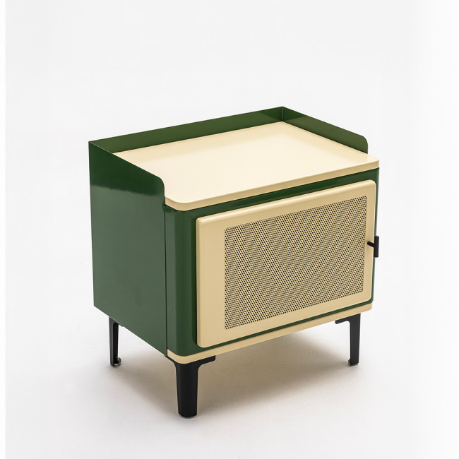 Vintagio - Table de chevet 1 porte en métal