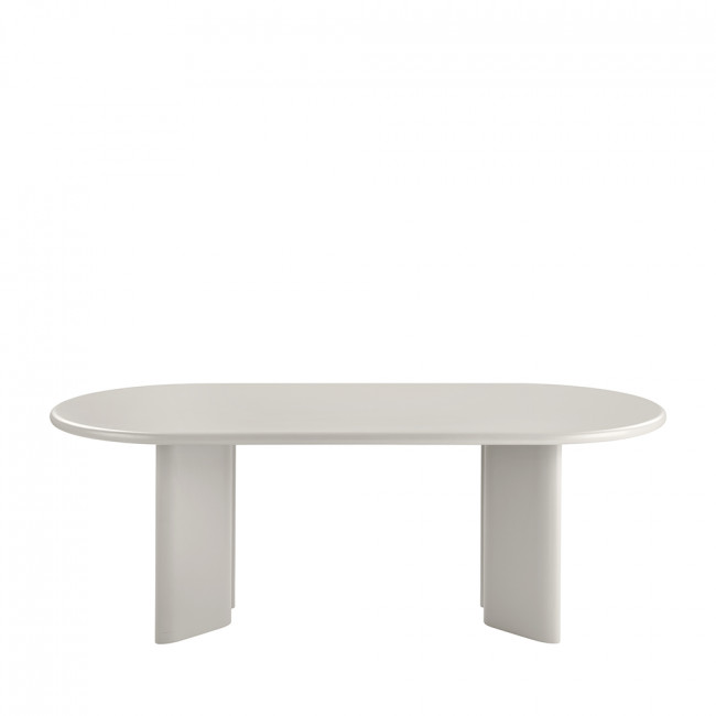 Nagano - Table à manger 10 personnes ovale en bois