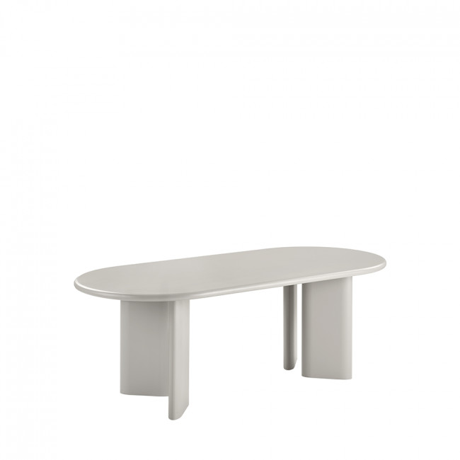 Nagano - Table à manger 10 personnes ovale en bois