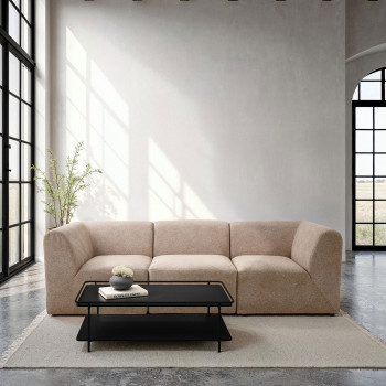 Saranda - Table basse 2 plateaux en métal