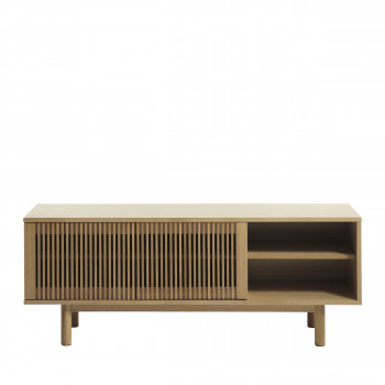 Berat - Meuble TV 2 portes en bois L143cm 