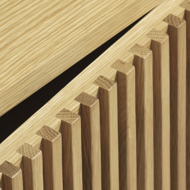 Berat - Meuble TV 2 portes en bois L143cm 