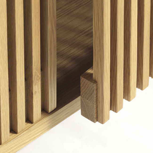 Berat - Meuble TV 2 portes en bois L143cm 