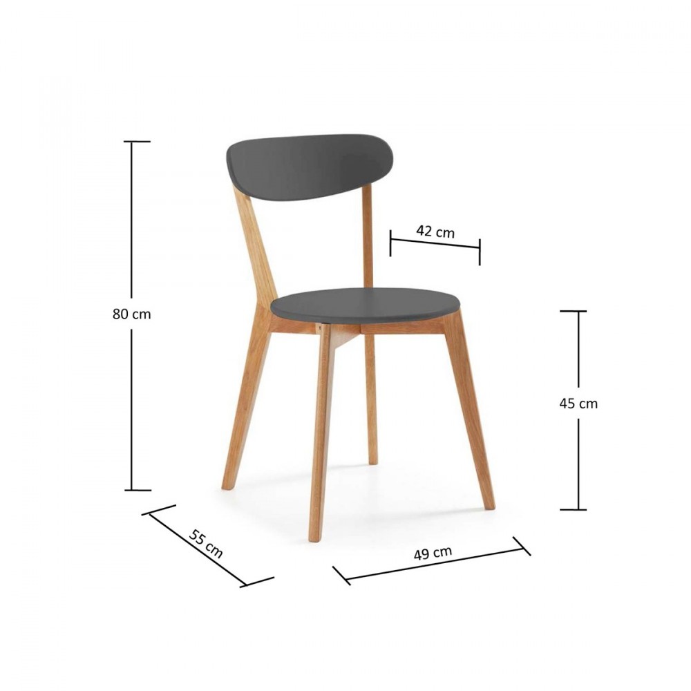 Chaises design scandinave Vitak par Drawer