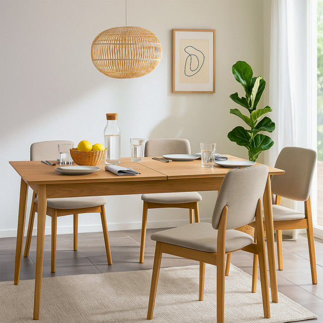 Table à manger extensible 150-200 x 80 cm Skoll