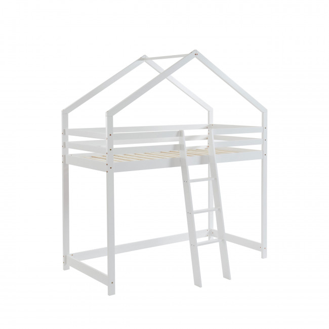 Kaba - Lit en mezzanine enfant en bois 90x190cm