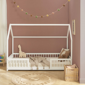 Kaba - Lit cabane enfant en bois 90x190cm