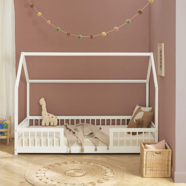 Kaba - Lit cabane enfant en bois 90x190cm