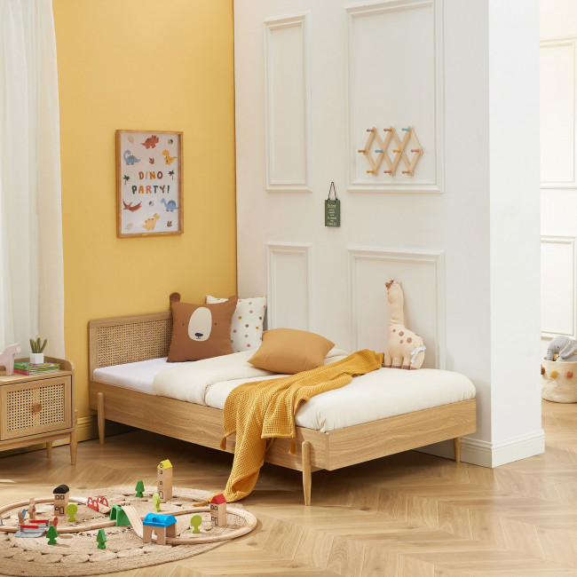 Lilou - Lit enfant simple en bois 90x190cm