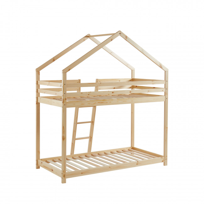 Kaba - Lit cabane enfant en bois 90x190cm