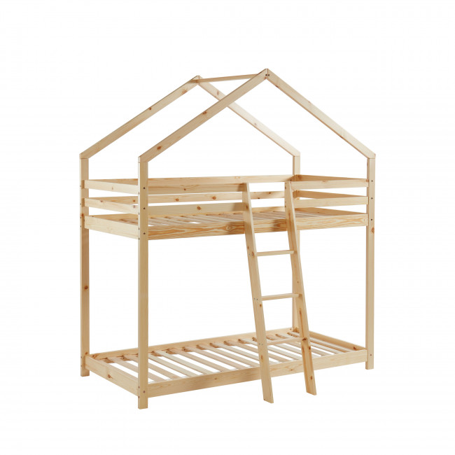 Kaba - Lit cabane enfant en bois 90x190cm