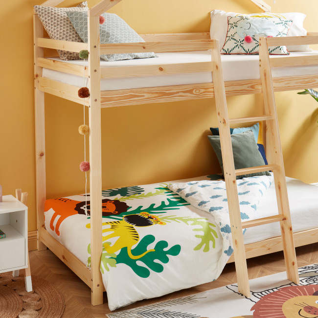 Kaba - Lit cabane enfant en bois 90x190cm