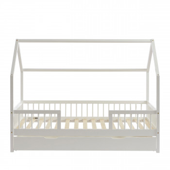 Kaba - Lit cabane enfant en bois 90x190cm