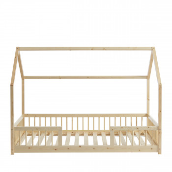 Kaba - Lit cabane enfant en bois 90x190cm