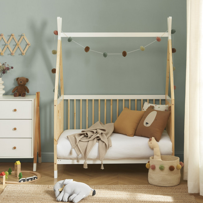 Tomo - Lit banquette enfant en bois 60x120cm