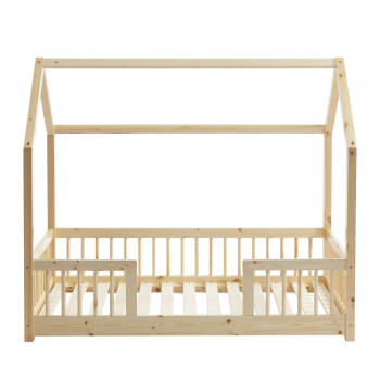 Kaba - Lit cabane enfant en bois 70x140cm
