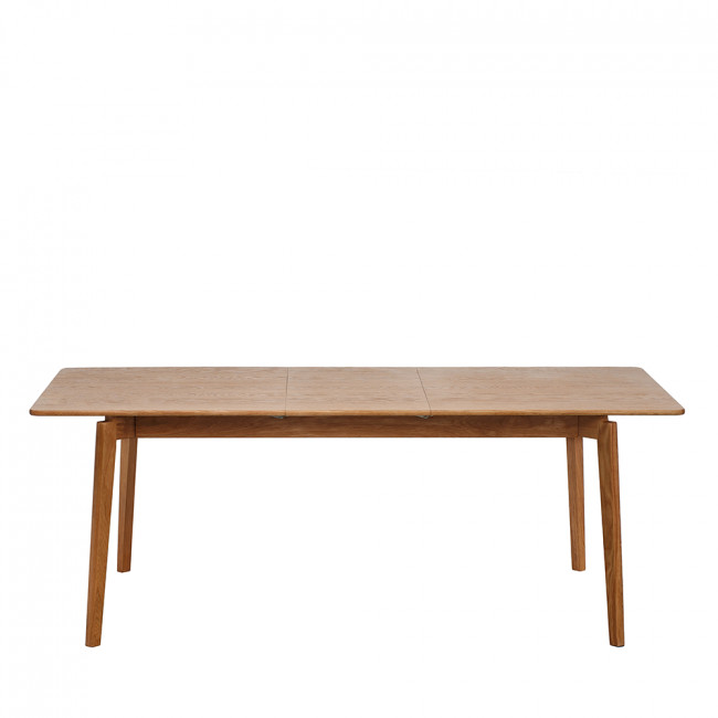 Mona - Table à manger extensible 6 à 10 personnes en bois 160-205x90cm