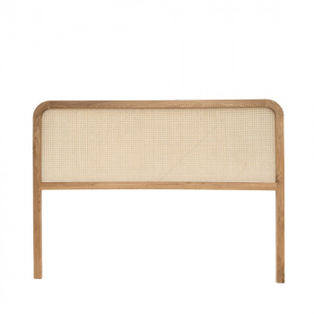 Billy - Tête de lit en cannage et bois L160cm