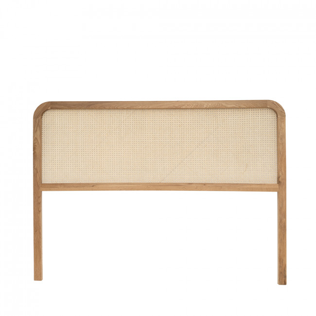 Billy - Tête de lit en cannage et bois L160cm
