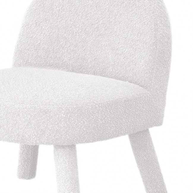 Abica - Fauteuil en tissu chenille