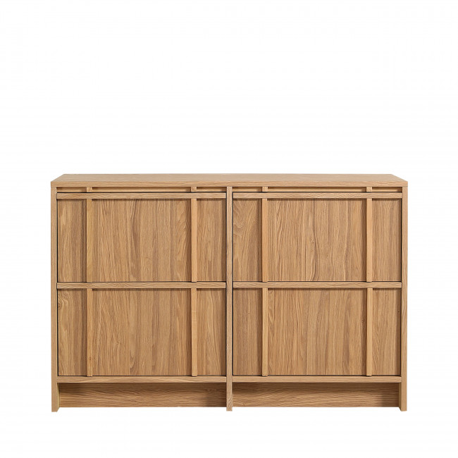 Tori - Meuble de salle de bain 2 vasques en bois 