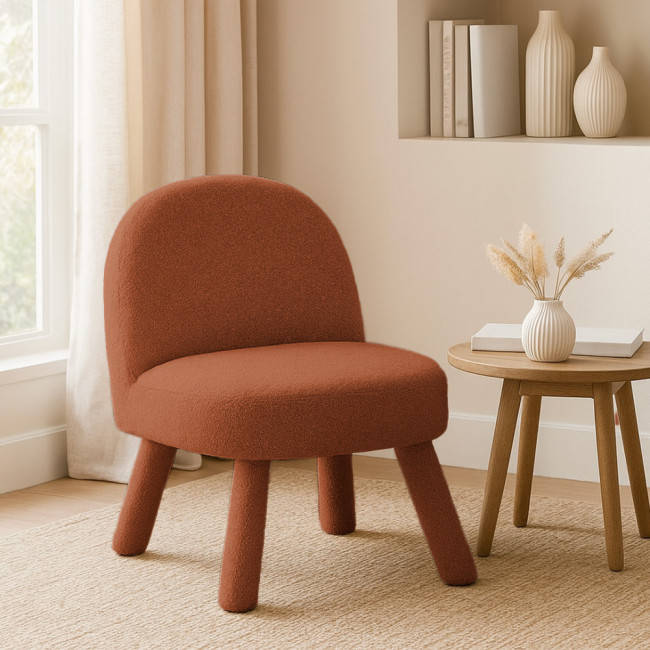 Abica - Fauteuil en tissu chenille