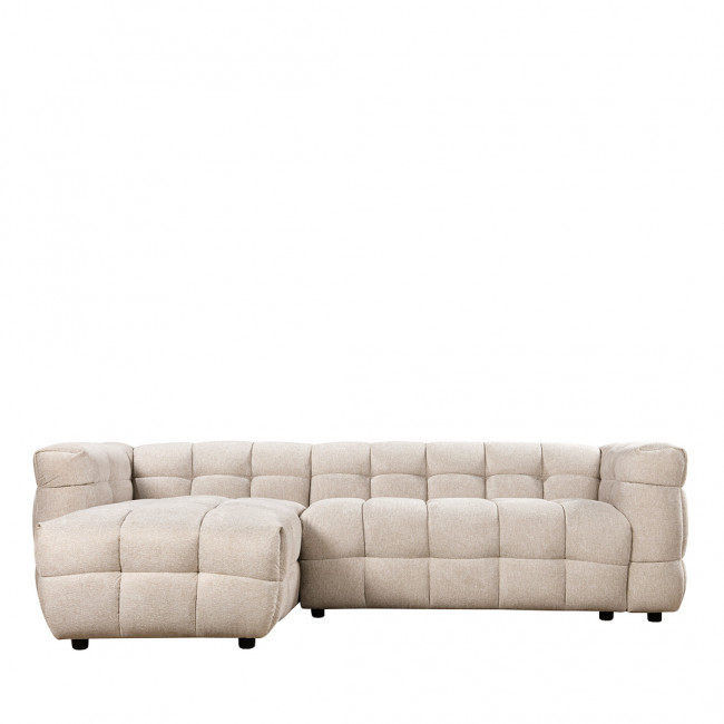 Bolly - Canapé d'angle réversible 4 places en tissu