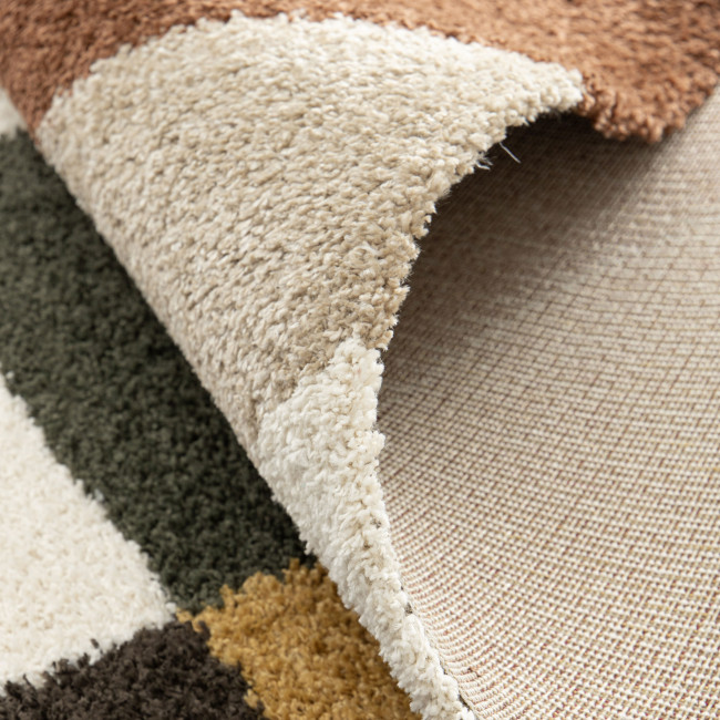 Loma - Tapis vintage à motif géométrique