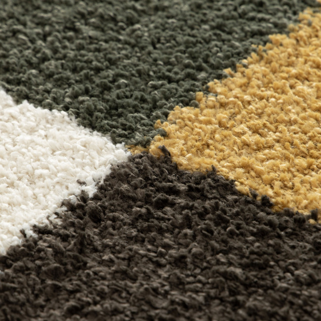 Loma - Tapis vintage à motif géométrique