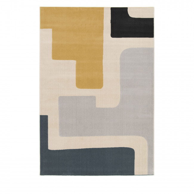 Tuma - Tapis contemporain à motif géométrique