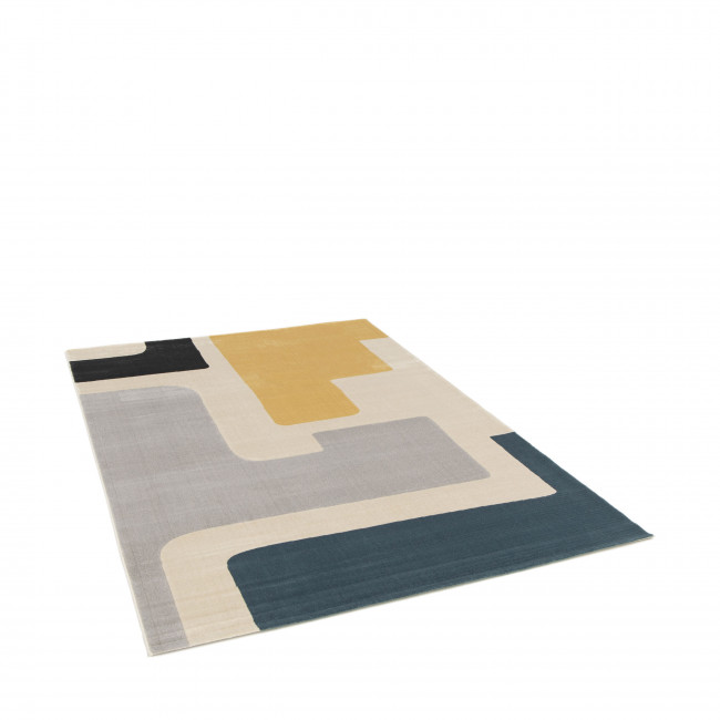 Tuma - Tapis contemporain à motif géométrique