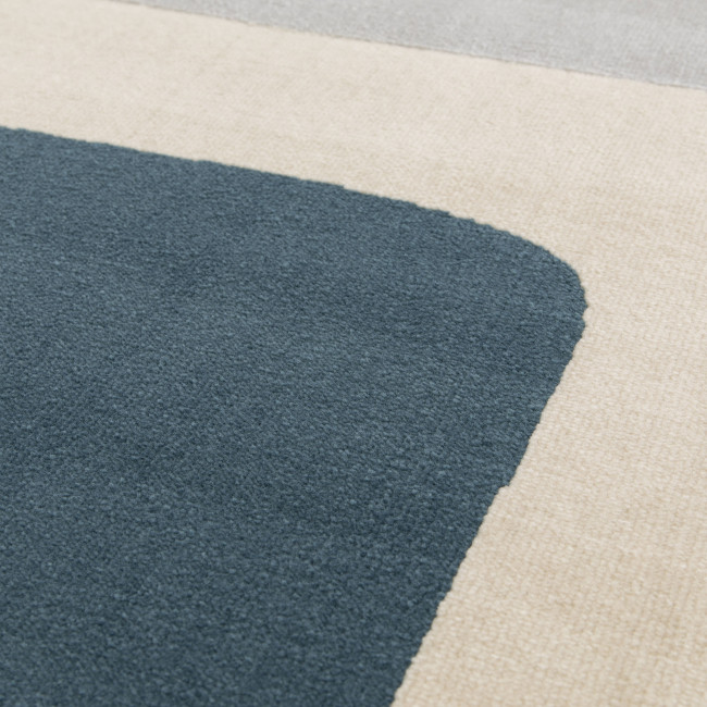 Tuma - Tapis contemporain à motif géométrique