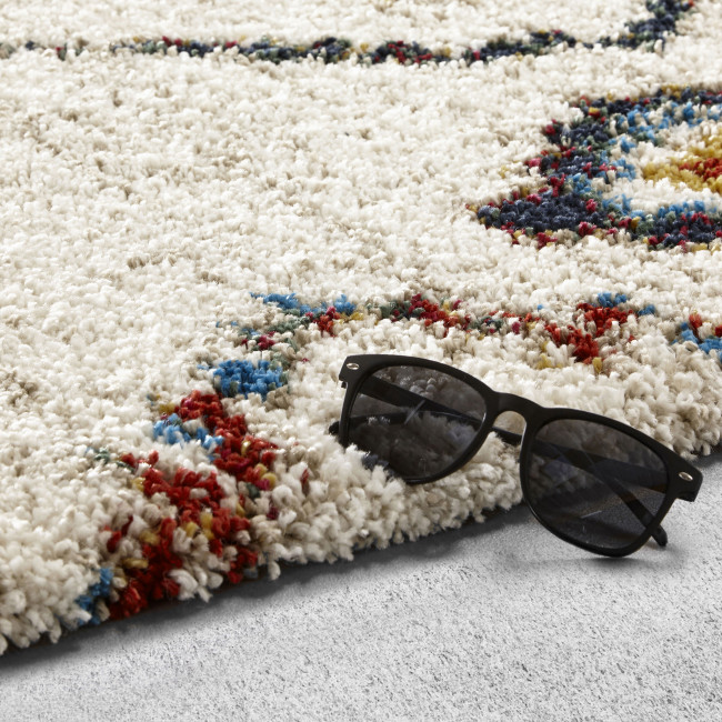 Zazy - Tapis d'inspiration berbère à motif ethnique