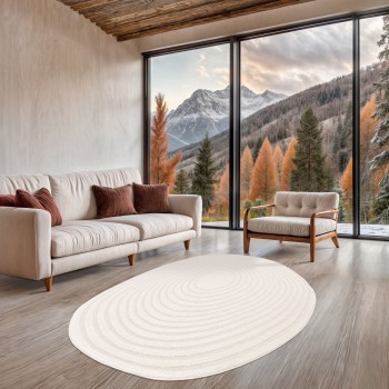 Gelato - Tapis contemporain de forme organique