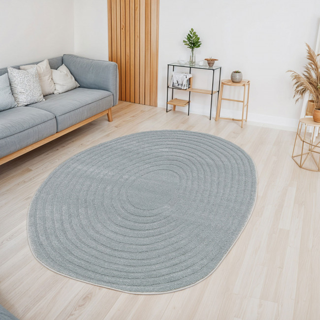 Gelato - Tapis contemporain de forme organique