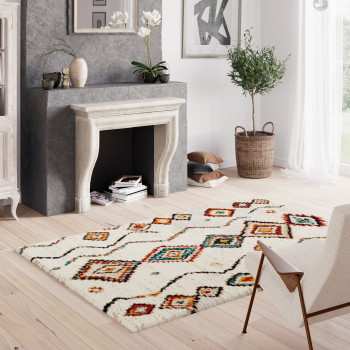 Zazy - Tapis d'inspiration berbère à motif ethnique