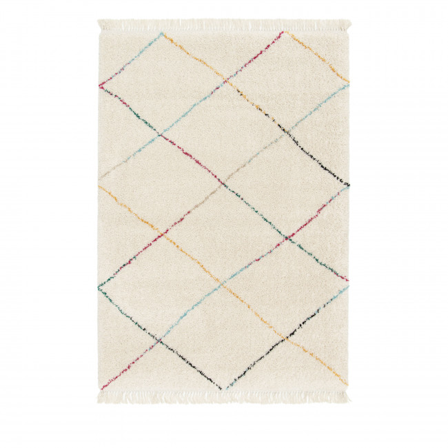 Bilo - Tapis d’inspiration berbère à losanges colorés