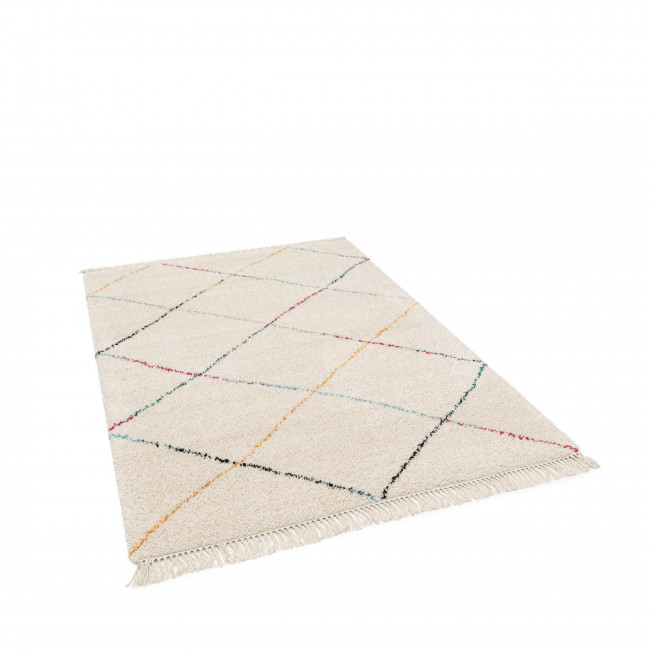 Bilo - Tapis d’inspiration berbère à losanges colorés