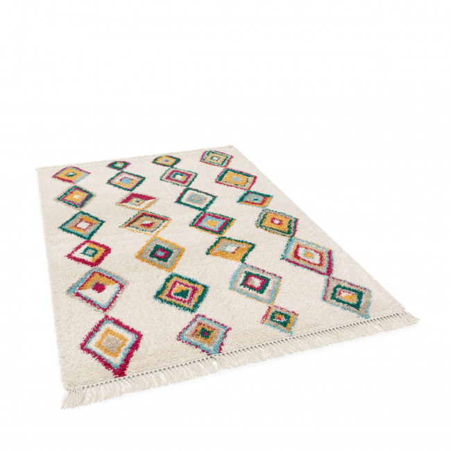 Bobi - Tapis d’inspiration berbère à losanges