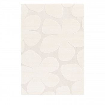 Flow - Tapis contemporain à motif floral en relief